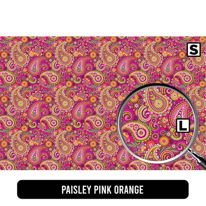 Paisley Pink Orange
