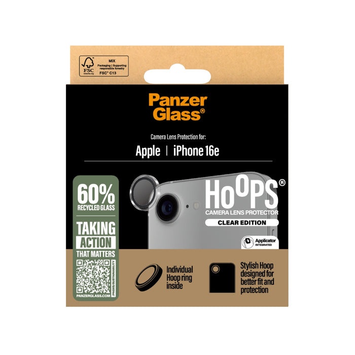 PanzerGlass Hoops - iPhone 16e - Clear (PGRHOTRG29845)