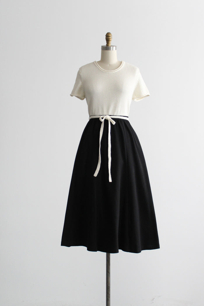 parchment belted tee