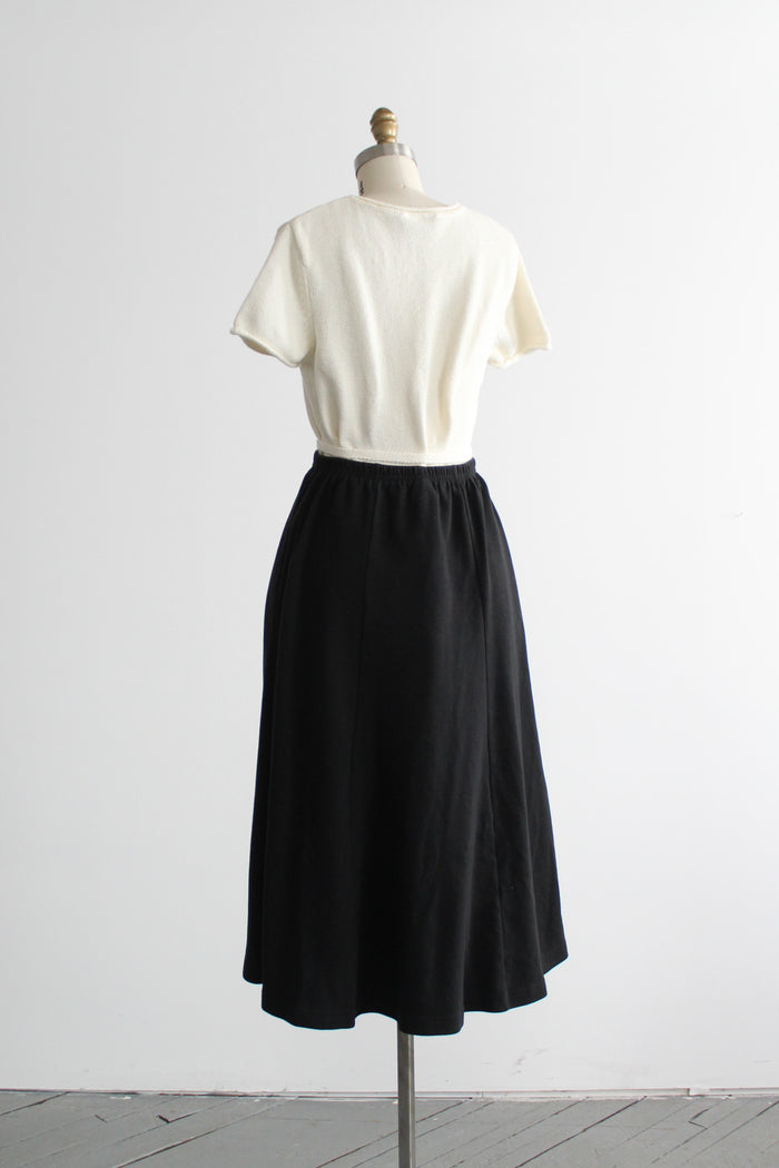 parchment belted tee