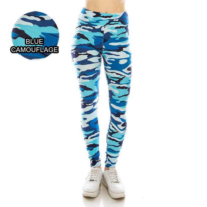 Blue Camouflage / Plus Size