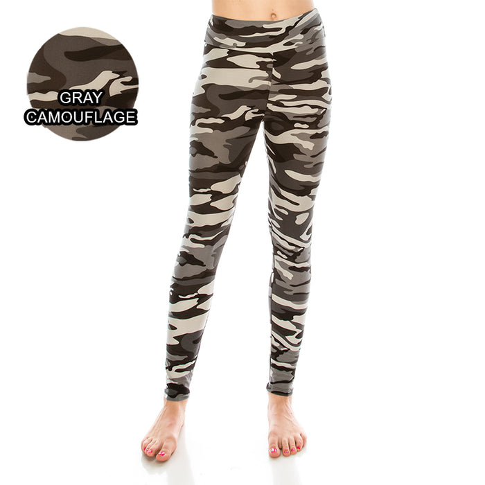 Gray Camouflage / Regular Size