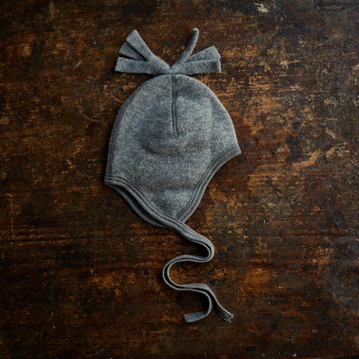 Pewit Baby Hat - Merino Wool Fleece - Slate