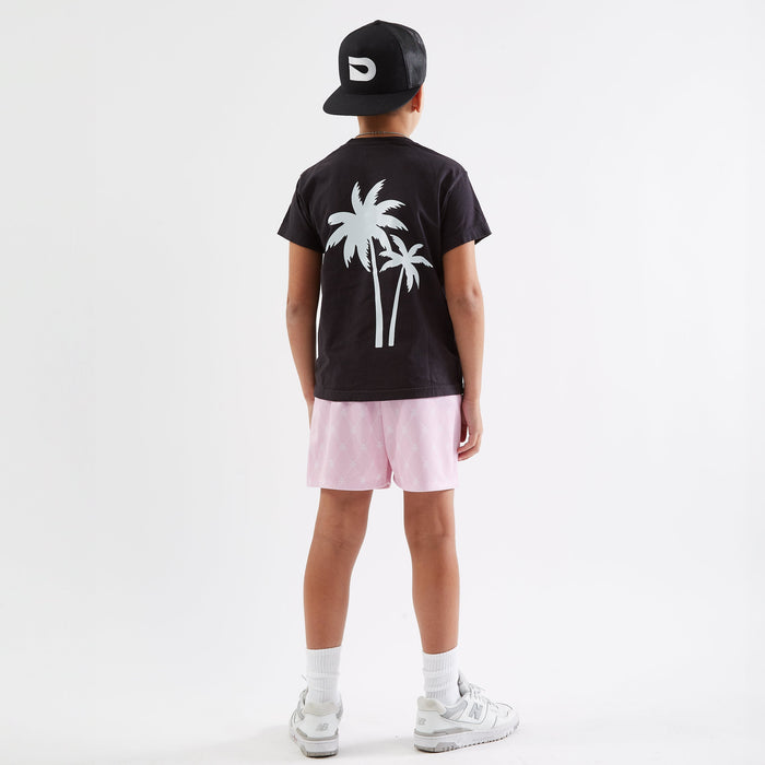 PINK DIAMOND MONOGRAM SHORTS
