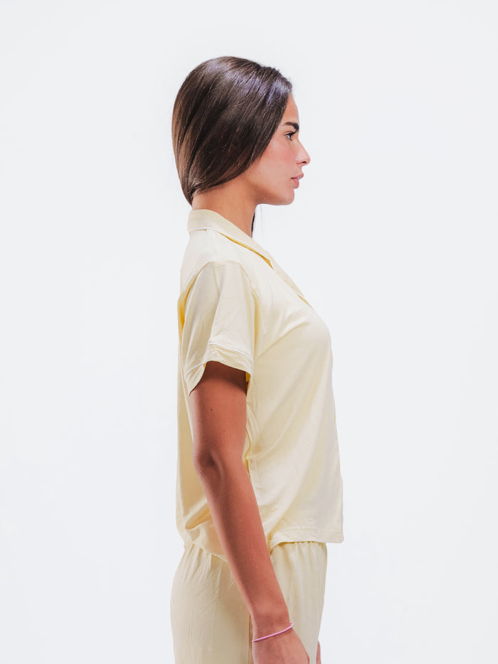 PIPED SHORT SLEEVE & SHORT SET