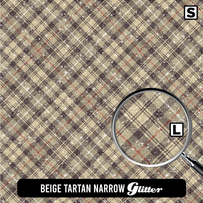 Beige Tartan Narrow