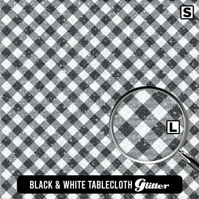 Black and White Tablecloth