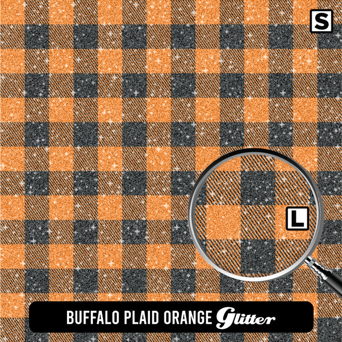 Buffalo Plaid Orange