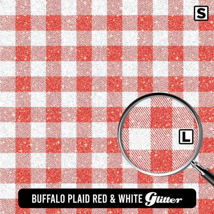 Buffalo Plaid Red and White