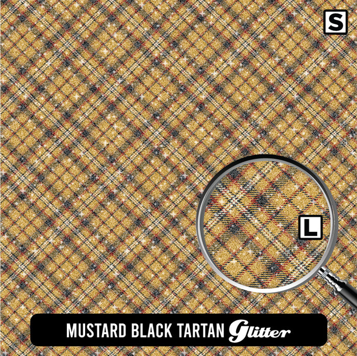 Mustard Black Tartan