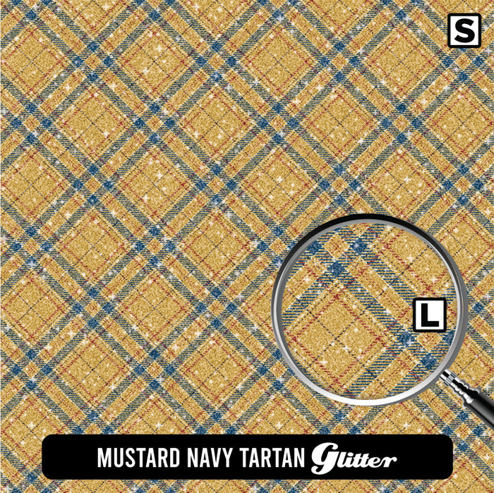 Mustard Navy Tartan