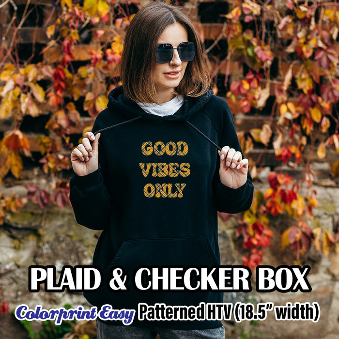 Plaid & Checker Box Patterned HTV