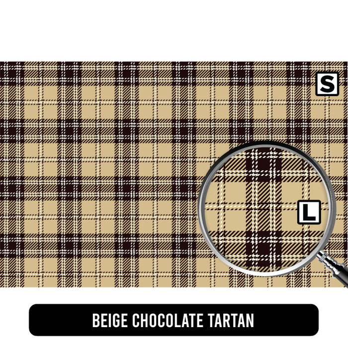 Beige Chocolate Tartan
