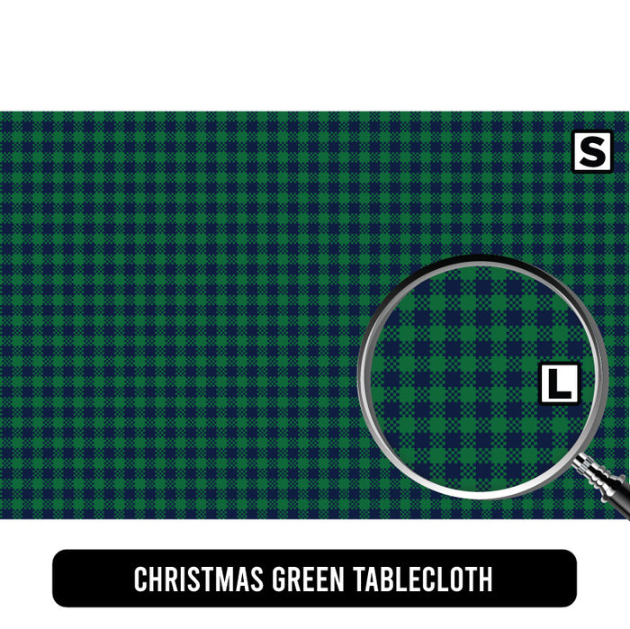 Christmas Green Tablecloth