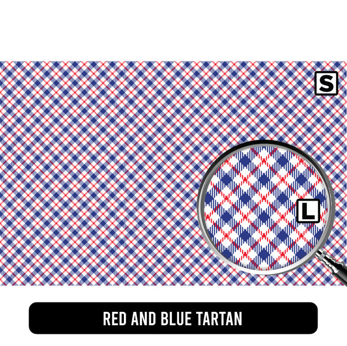 Red and Blue Tartan