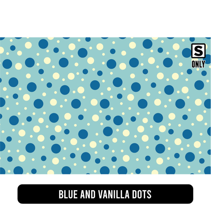 Blue and Vanilla Dots
