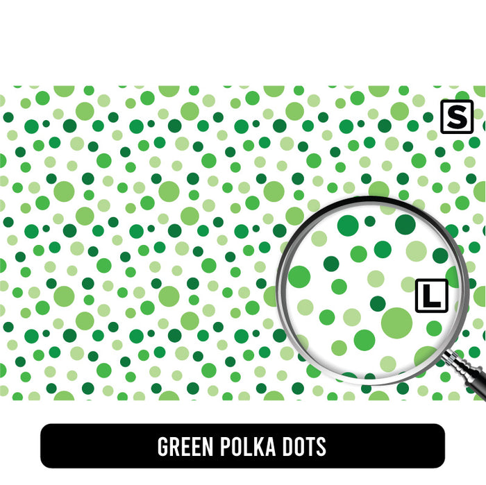 Green Polka Dots