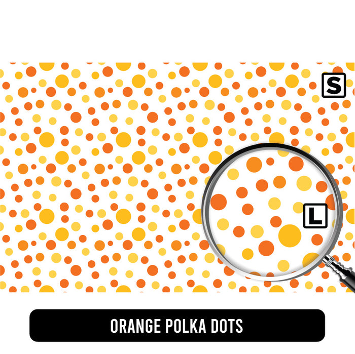 Orange Polka Dots