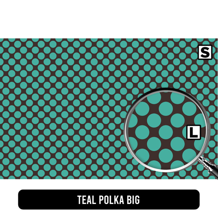 Teal Polka Big