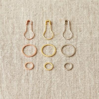 Precious Metal Stitch Markers - CocoKnits-Accessories