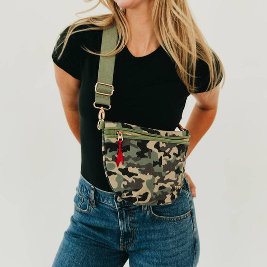 Pretty Simple Callahan Printed Canvas Bum Bag