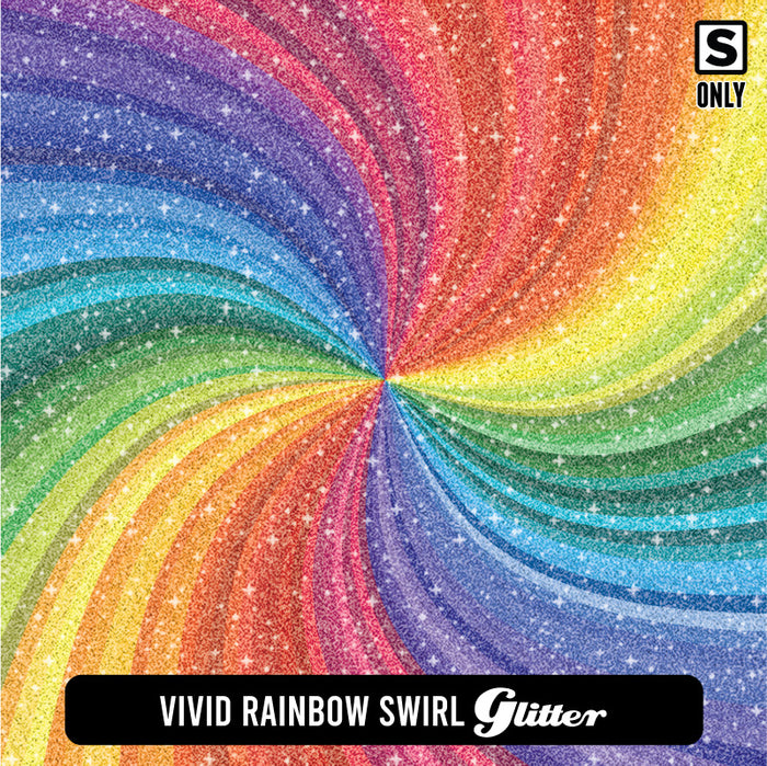 Vivid Rainbow Swirl