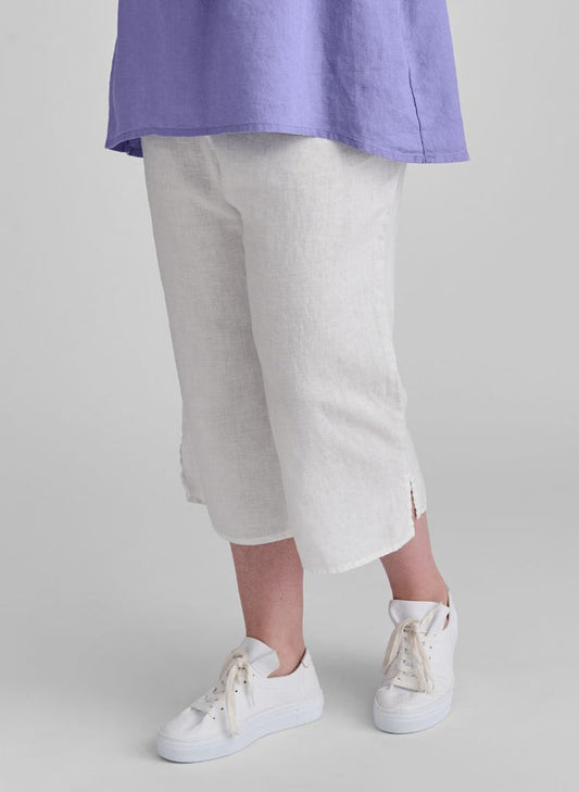Push Out’s, shown in White, size Medium. 100% European Linen.