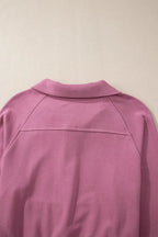 Shop Quarter Zip Stand Neck Kangaroo Pocket Sweatshirt at eAura