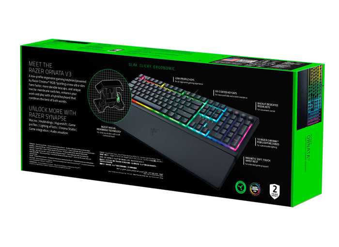 Razer Ornata V3 X Low Profile Gaming Keyboard -(RZ03-04470100)