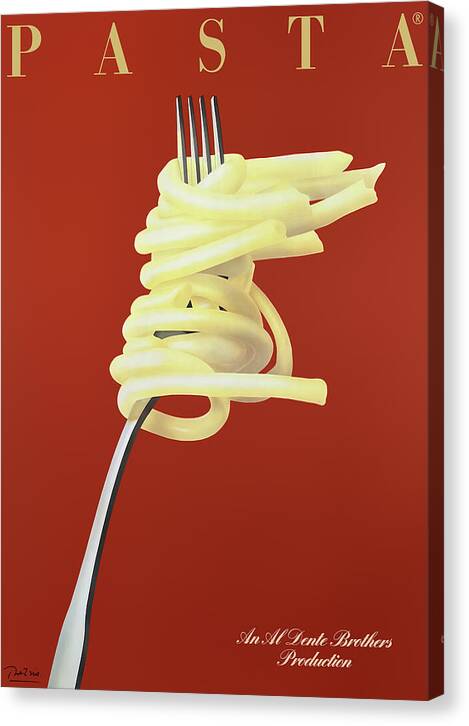 Razzia Pasta - Canvas Print