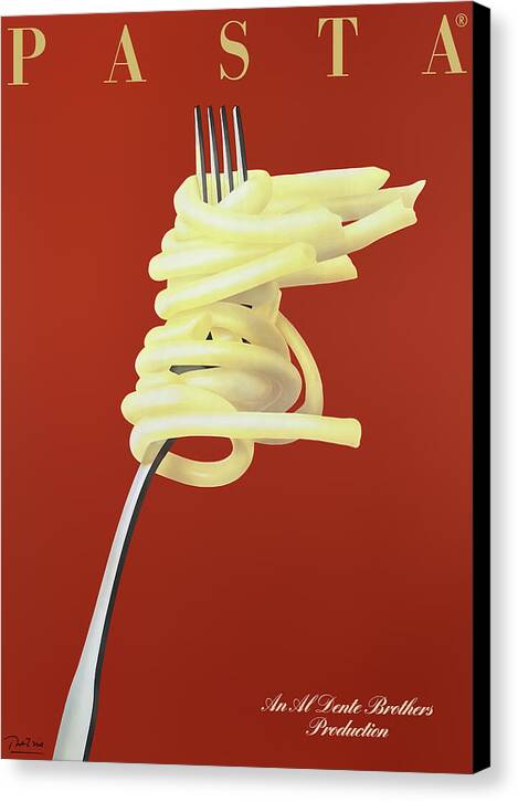 Razzia Pasta - Canvas Print