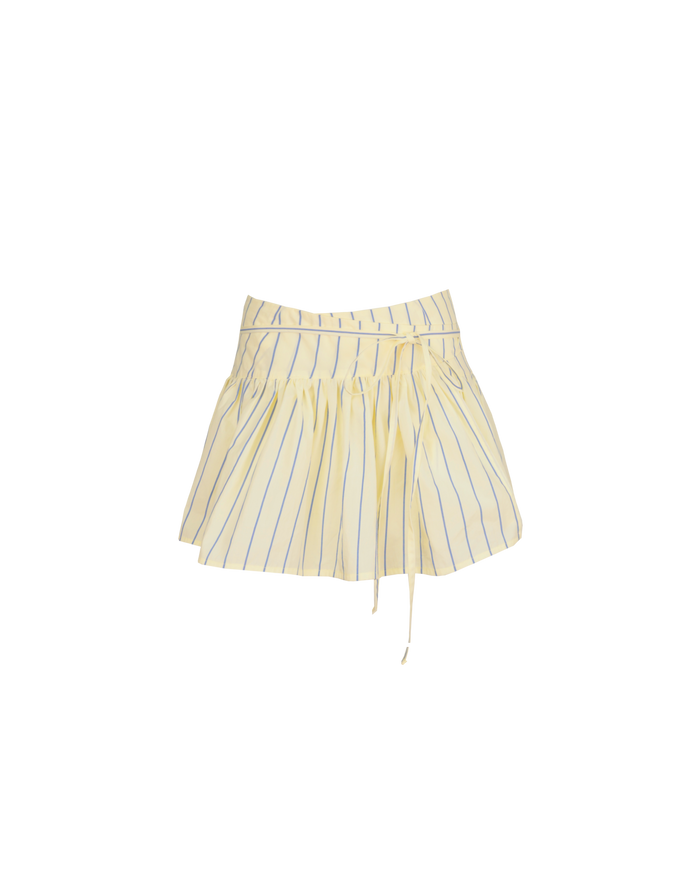 RODEO MINI SKIRT BUTTER NAVY STRIPE