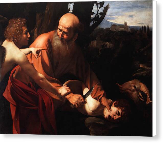 Sacrifice of Isaac - Canvas Print