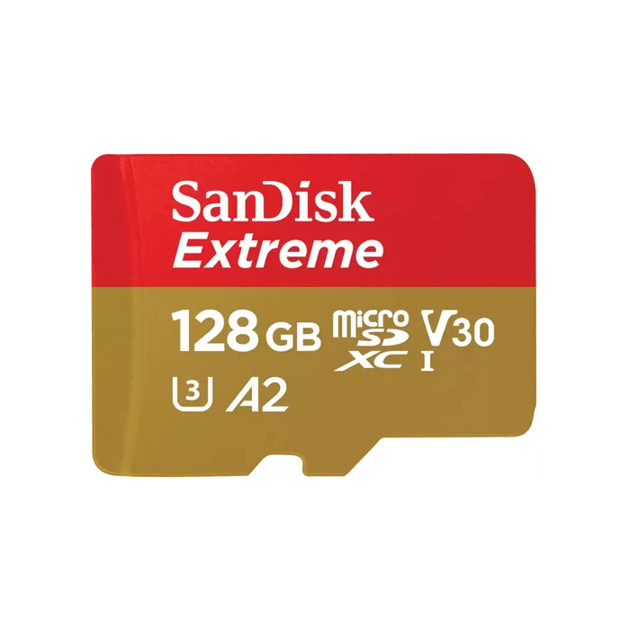 SanDisk Extreme® microSD™ UHS-I Memory Card 128GB (5-Pack) – Image 1 | DroneNerds