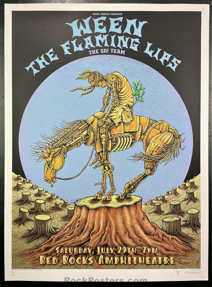 AUCTION - Emek - Flaming Lips/Ween - Morrison '06 - Black Sky - Edition of 15 - Near Mint-278020-166763