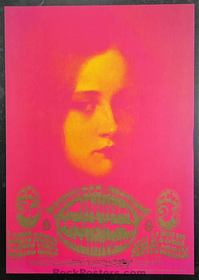 AUCTION - FDD-7 - Canned Heat - 1968 Poster - Mouse Signed - 1601 West Evans - Near Mint-297547-181101