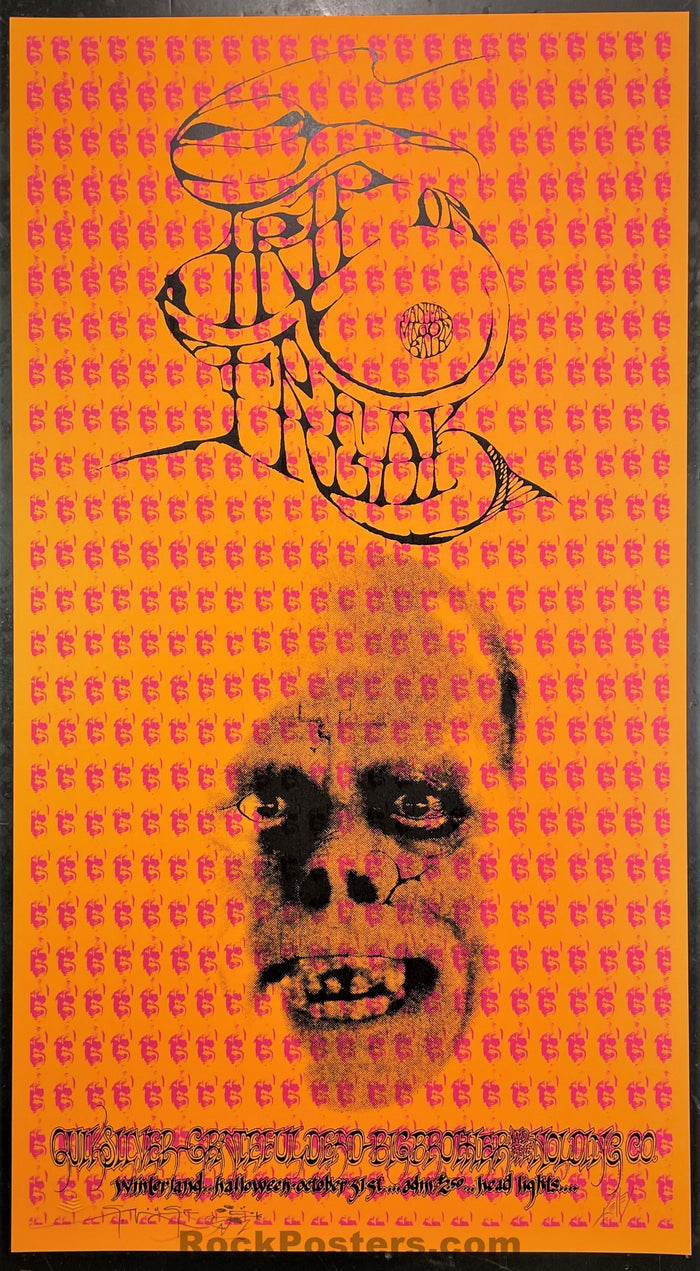 AUCTION - AOR-2.183 - Trip Or Freak 2nd Print - 1967 Poster - Mouse & Kelley Signed - Winterland - Near Mint-296752-181163