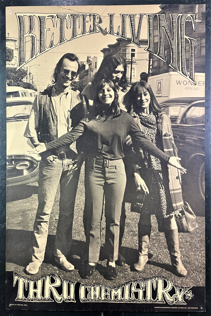 AUCTION - Better Living Thru Chemistry - 1967 Gut Poster - Excellent-327740-198833