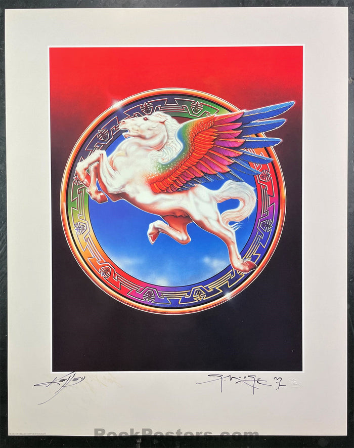 AUCTION - AOR-4.278 - Steve Miller - Book of Dreams - Mouse Kelley Signed Poster - Near Mint -328667-198862