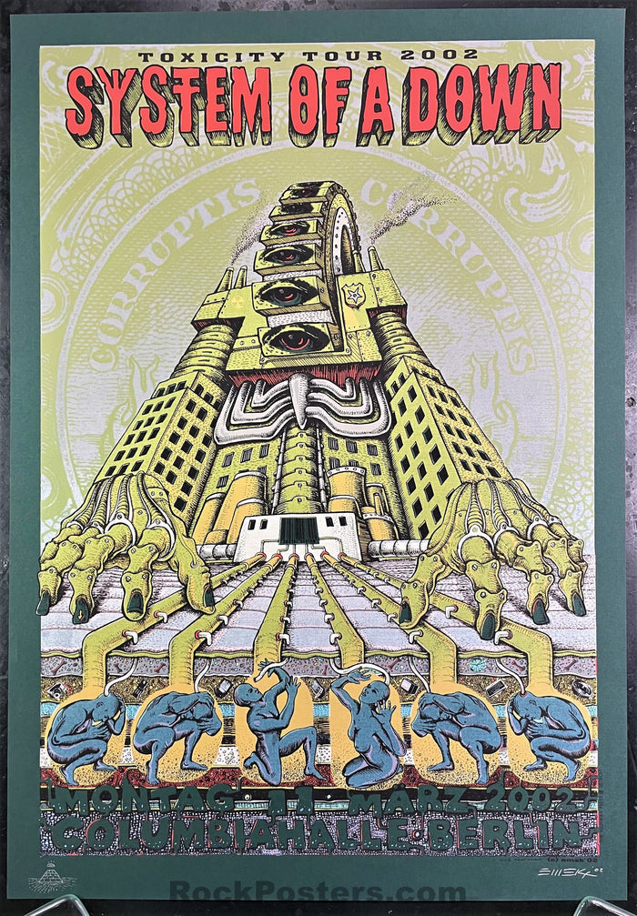 AUCTION - Emek - System of a Down - Berlin '02 - Green Variant Edition - Near Mint-326545-199146