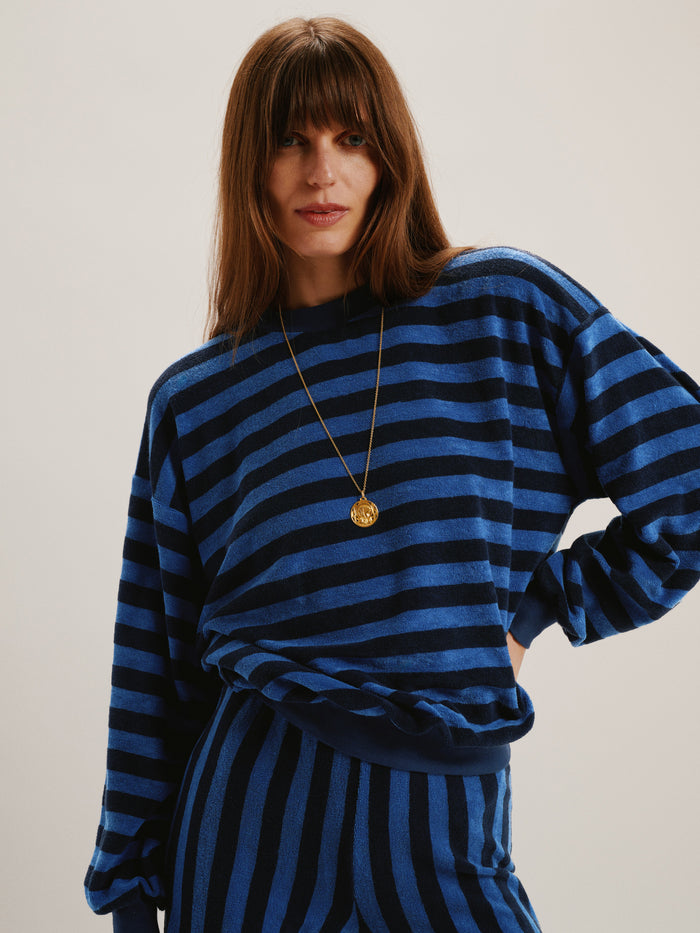 Navy-Blue Stripe