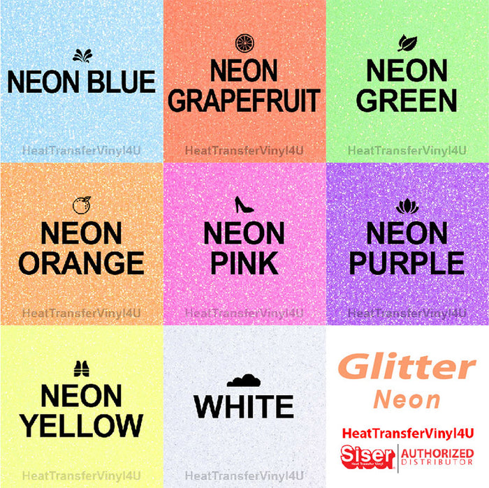 Siser Glitter Neon HTV