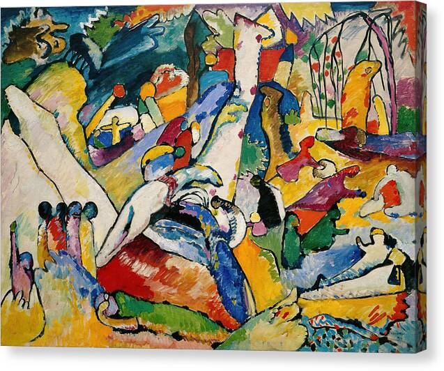 Sketch for Composition II - Canvas Print