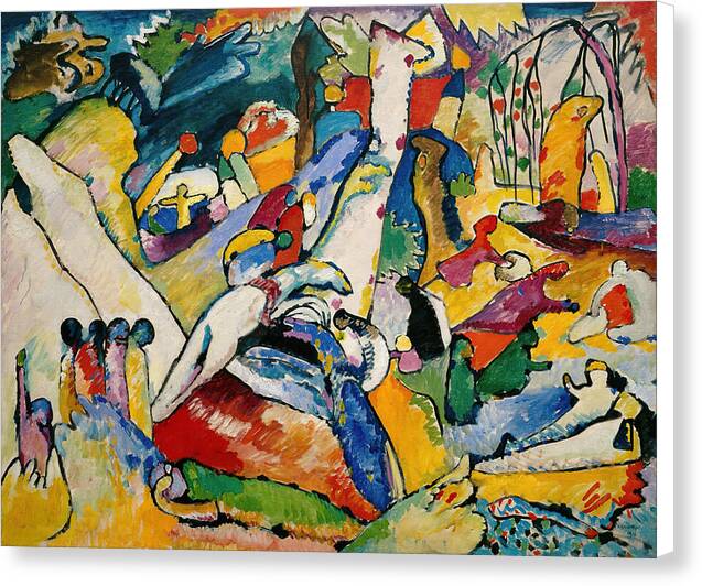Sketch for Composition II - Canvas Print