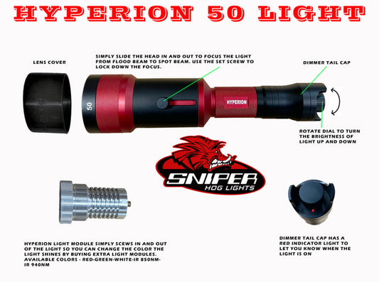 Sniper Hog Lights Hyperion 50 light
