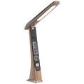 Snug LED Desk Lamp With Clock - Wood (SNLMP-DSKCLK-WD)
