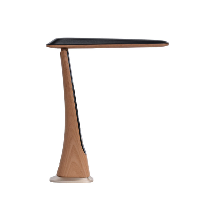 Snug LED Desk Lamp With Clock - Wood (SNLMP-DSKCLK-WD)