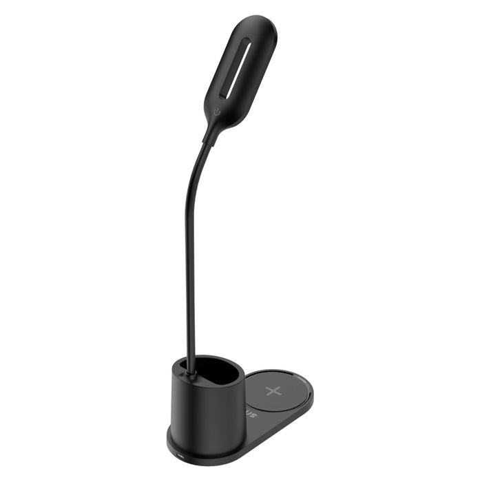 Snug LED Wireless Charger Pad With Pen Holder 15W - Black (SNWI-STDPEN-BK)
