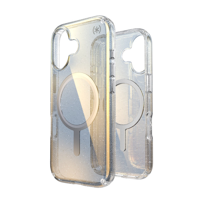 Speck Presidio Lux MagSafe Case - Apple iPhone 17 - Silver Glitter (SPK151013-3274)