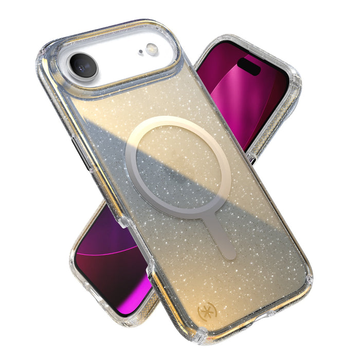 Speck Presidio Lux MagSafe Case - Apple iPhone Air - Silver Glitter (SPK151019-3274)